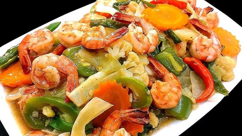 চাইনিজ ভেজিটেবল উইথ প্রন